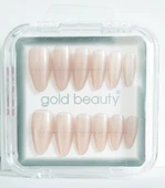 Gold Beauty Kedi Gözü Takma Tırnak 12 li EP-1527 - 11 Pudra - 1