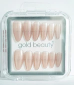 Gold Beauty Kedi Gözü Takma Tırnak 12 li EP-1527 - 11 Pudra - 2