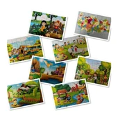 Yıldız Puzzle A3 72 Parça 28X38cm Kaışık yap boz - 3 adet - 1