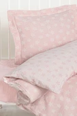 Kanz Jakarlı Müslin Bebek Nevresim Takımı Knz-013 Stars Pembe - 4