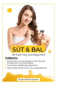 Çift Fazlı Süt & Bal Kondisyoner Fön Suyu 400 Ml - Mrfs - 2