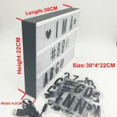 Harflerle Işıklı Mesaj Veren Light Box Led Pano thumbnail 4