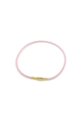 Çelik Hasır İp Bileklik - Pembe - 1