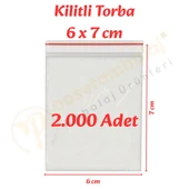 6x7 cm. Kilitli Torba (2.000 Adet) - 1