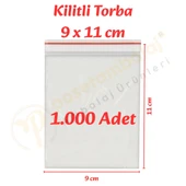 9x11 cm. Kilitli Torba (1.000 Adet) - 1