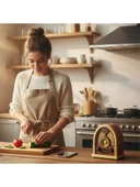 NS-7061 Retro Ahşap Tasarım Bluetooth Hoparlörlü Radyo – Fm/am Destekli, Şarjlı ve Taşınabiliri Rady thumbnail 4