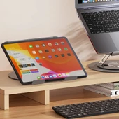 Frisby FNC-5175ST Taşınabilir Katlanır 360 Alüminyum Tablet/Notebook/Laptop Standı (10" - 15.6") - 4