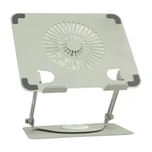 Frisby FNC-5180ST 120mm Fanlı Taşınabilir Katlanır 360 Alüminyum Tablet/Notebook/Laptop Standı (10" - 17") - 1