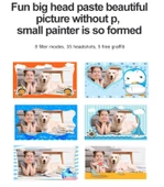Unicorn Temalı Anında Baskılı Çocuk Kamerası Print Kamera | Çift Kamera, 2,0″ Ekran, Silikon Kılıf - 4