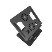 Frisby FNC-5165ST 2x 70mm Fanlı Taşınabilir Katlanır 360 Alüminyum Tablet/Notebook/Laptop Standı (10" - 15.6") - 4