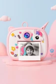 Unicorn Temalı Anında Baskılı Çocuk Kamerası Print Kamera | Çift Kamera, 2,0″ Ekran, Silikon Kılıf - 1