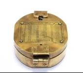 Pirinç Pusula Dekoratif Hediyelik thumbnail 2