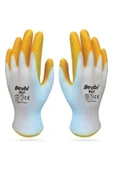 Pn7 Sarı Iş Eldiveni Polyester Örme Nitril Beybi No:10 Royaleks Group - 1 Çift - 2