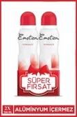2 Adet Emotion Romance Kadın Vegan Deodorant 150 Ml Hızlı Kurur, Leke Bırakmaz - 1