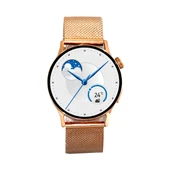 Logia GT2 38mm Çinko Alaşım Kasa Metal Kordon Akıllı Saat - Rose Gold - 1
