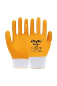 Pn3+ Sarı Iş Eldiveni Polyester Örme Nitril Beybi No:10 Royaleks Group - 6 Çift - 2