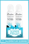 2 Adet Emotion Invisible Fresh Black & White Kadın Deodorant 150ml Vegan, Leke Bırakmaz - 1