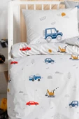 Kanz Ranforce Bebek Nevresim Takımı Knz-001 Digger Cars - 4
