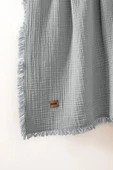 Kanz Bebek 4 Kat Müslin Örtü Knz-027 Gri - 3