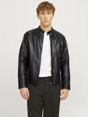 Jack Jones Lıam Lamb Leather Hakikii Deri Erkek Ceket 12269629 - 4
