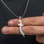 Gümüş Zülfikar Kılıcı Erkek Kolye - 1