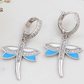 ​Gümüş Sallantılı Yusufcuk Kadın Küpe thumbnail 1