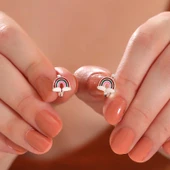 Gümüş Gökkuşağı Çocuk Küpe - 2