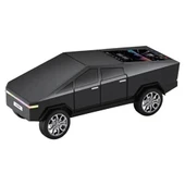 D68 Cyber Model Araba Tasarımlı Bluetooth Hoparlör 15w Güçlü Ses Rgb Led /tws/usb Siyah thumbnail 2