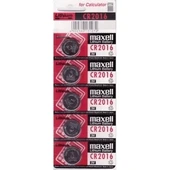 Maxell Cr2016 3v Lityum Düğme Pil 5'li Paket - 1
