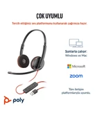 Poly BW 3220 Stereo USB-C HS +USB-C/A - 5
