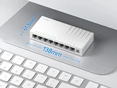 CUDY 8-Port 10/100 Mbps Desktop Switch - 2