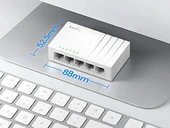 CUDY 5-Port 10/100 Mbps Desktop Switch - 4