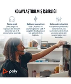 Poly BW 3220 Stereo USB-C HS +USB-C/A - 3