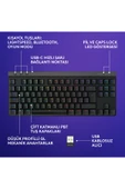 Logitech G515 LIGHTSPEED TKL Düşük Profilli Kablosuz LIGHTSYNC RGB İngilizce Oyun Klavyesi, Siyah thumbnail 6