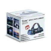 6000 Lümen 3 Başlık Şarjlı Kafa Lambası  Wt-630 - 5
