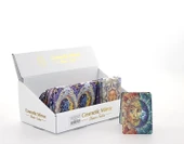 Taşlı İstanbul Tasarımı El Aynası İnce Alk2495 - 1