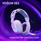 Logitech G522 LIGHTSPEED LIGHTSYNC RGB Kablosuz Bluetooth Oyuncu Kulaklığı - Beyaz - 4