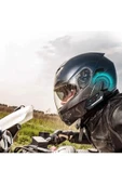 Bt62 Motosiklet Kask Kulaklığı Bluetooth Intercom 2 Intercom Bağlantılı thumbnail 5