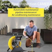 Profosyonel Ekranlı Kameralı 30 Metre Fiber Kablo Yılan Endoskop Kameralı Hafıza Kart Girişli Kuyu, Sondaj, Kanalizyasyo thumbnail 2