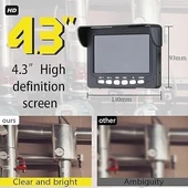 Profosyonel Ekranlı Kameralı 30 Metre Fiber Kablo Yılan Endoskop Kameralı Hafıza Kart Girişli Kuyu, Sondaj, Kanalizyasyo thumbnail 3