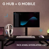 Logitech G522 LIGHTSPEED LIGHTSYNC RGB Kablosuz Bluetooth Oyuncu Kulaklığı - Beyaz - 5