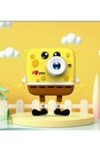 Sünger Bob Tasarımlı Yeni Nesil Çocuk Dijital Mini Fotoğraf Makinesi Çift Kamera - 4
