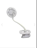 Portatif Işıklı Mini Klipsli Fan - 4