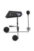 Bt22 Kask Kulaklık Bluetooth Motosiklet Kulaklık 5.0 Bluetooth Interkom Motorsiklet Kulaklık - 2
