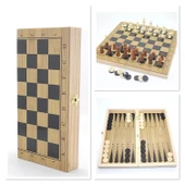 Ahşap Satranç Ve Tla Seti Alk4235 - 1