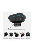 Bt12 Kask Kulaklık Bluetooth Motosiklet Kulaklık Interkom Motorsiklet Kulaklık - 2