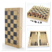 Ahşap Satranç Ve Tla Seti Alk4243 - 1