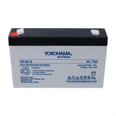 Yokohama YH-67.0 6 Volt - 7 Amper Akü (150X50x94 Mm) - 3