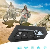 Bt22 Kask Kulaklık Bluetooth Motosiklet Kulaklık 5.0 Bluetooth Interkom Motorsiklet Kulaklık - 5
