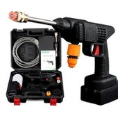 48v Şarjlı Çift Bataryalı Taşınabilir Basınçlı Oto Yıkama Bahçe Sulama Sı - 5